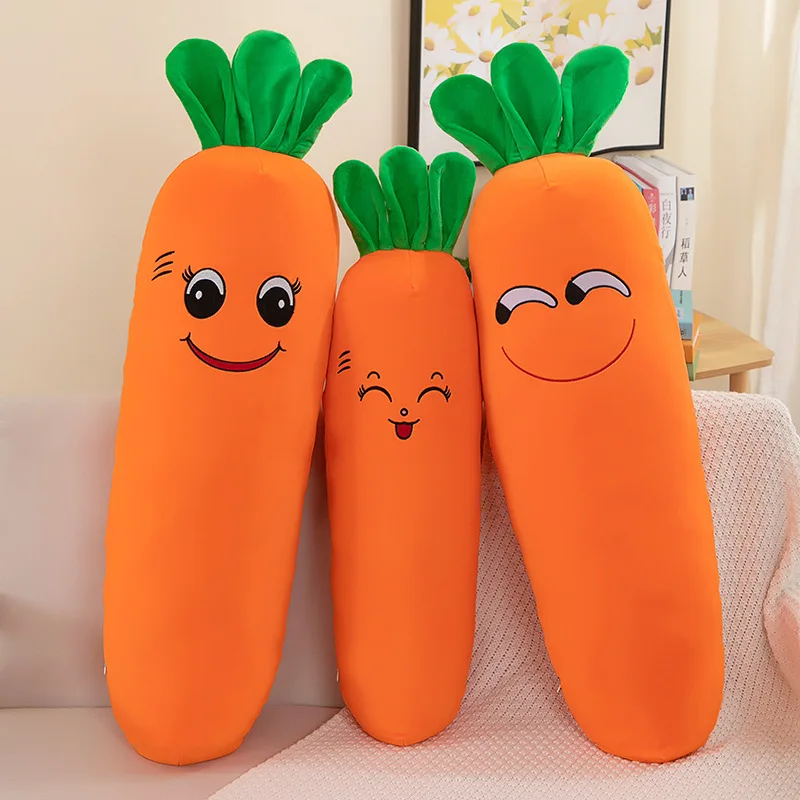 특대형 당근 플러시 베개, 큰 바디 허깅 베개, 수면용 다리 껴안는 인형, 껴안기 좋은 친구 선물