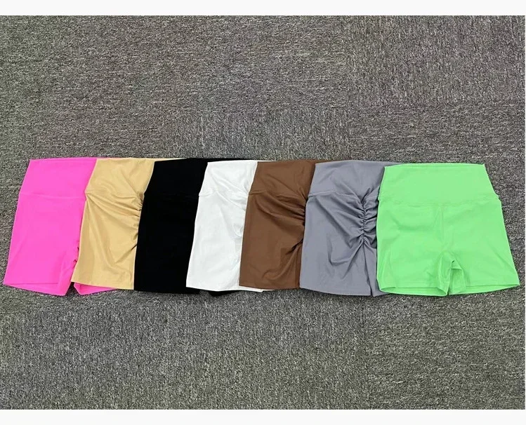 Women Scrunch Yoga Shorts High Waist