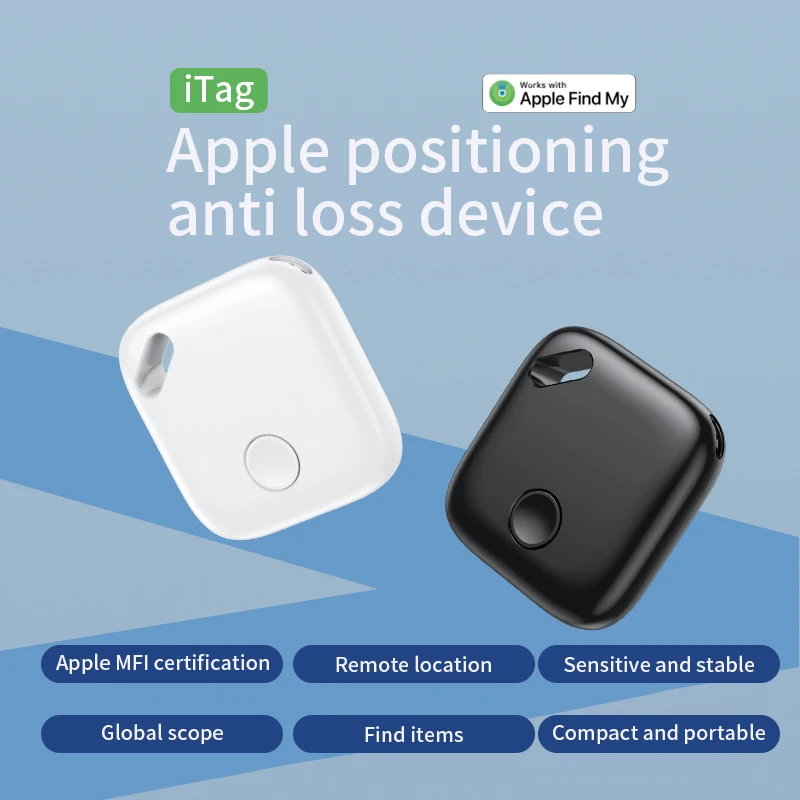 New Mini GPS Tracker ITag Global Positioning Anti-loss Finder Device For Children,Elderly And Pets Work With Apple Find My APP