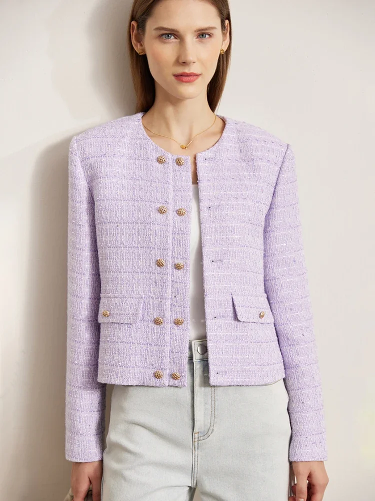 ジャケット AMI Women Jackets UJK270 LH0050633 Purple Columbia Women's Morning Light II Insulated Omni Heat Jacket