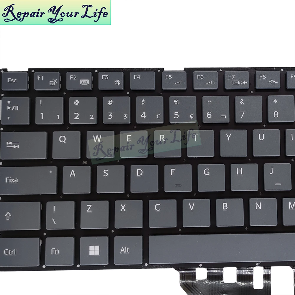 Teclado Latino Pt-br Brasil Apropriado para Vaio Fe15 Fe52f11x Vjfe51f11x Vjfe53f11x Mb3424007 Pride-k4043 K4042 K3828 Mb3424001 K3675 - Imagem 2