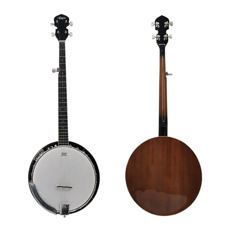 Aiersi Brand OEM Universal Banjo 5 Kord Instruments with A Thumb String and Produces A Drone like Sound