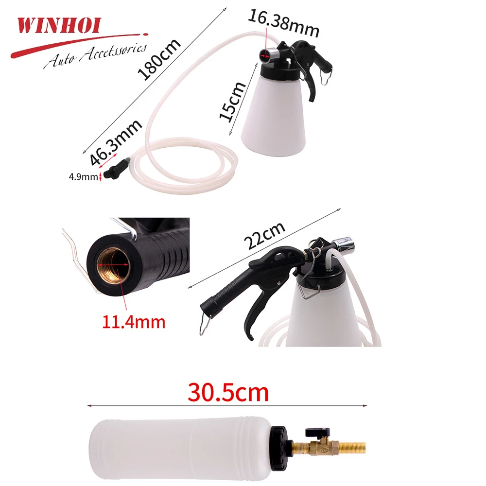 Car Brake Bleeder Kit Oil Change Pump brake bleeder kit oil change pump 1000ml Brake Fluid Replacement Tools Oil Exchanger for Auto Car Truck Motorcycle
