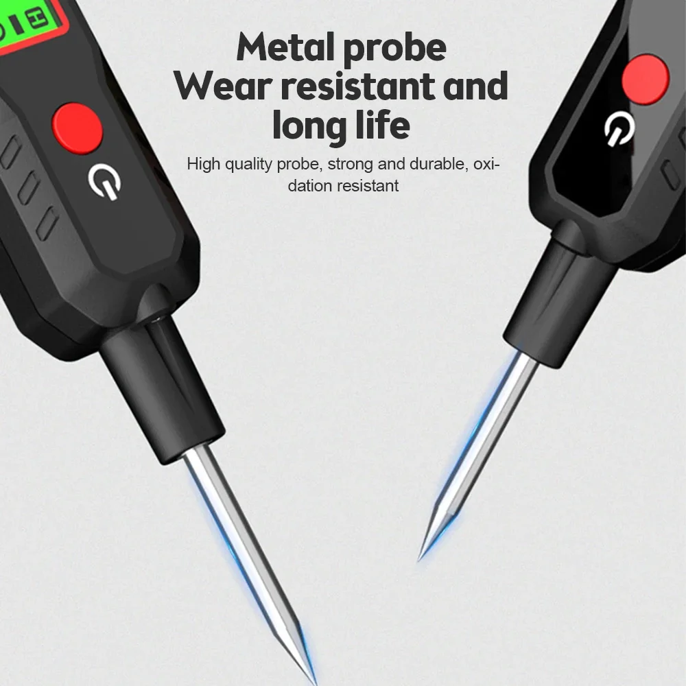 DC/AC Voltage Detector Car Fault Maintenance Circuit Test Pen Digital Display Ba