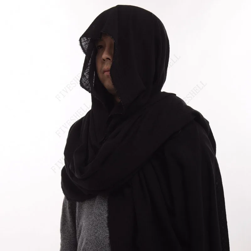 Vintage Pirate Scarf Medieval Hood Cloak Halloween Cosplay Middle Ages Mittelalter Shoulder Cowl
