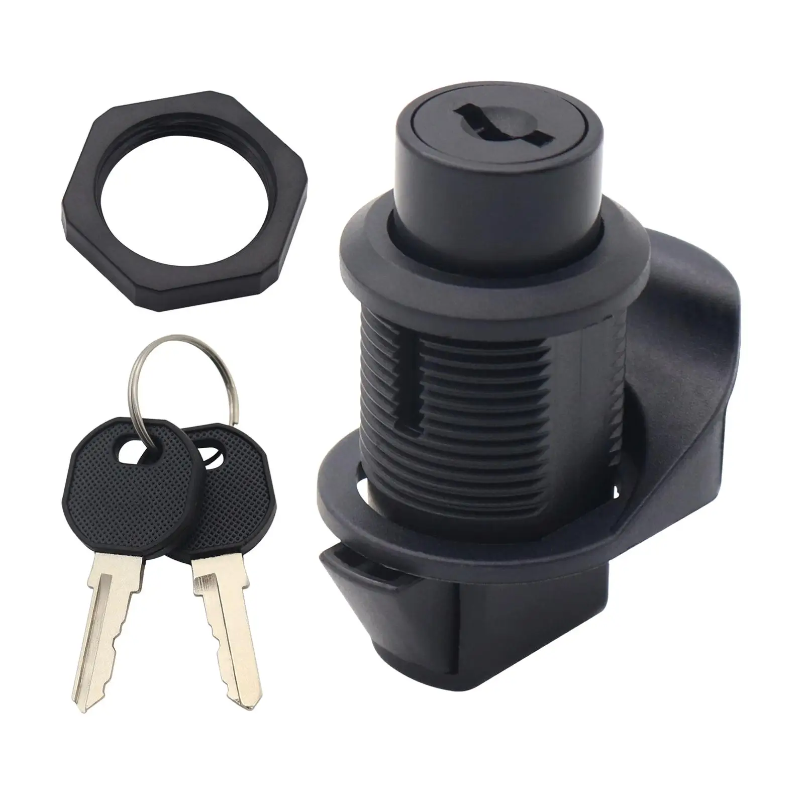 

RV Paddle Entry Door Lock Latch Push Type Handle Knob for Yacht Camper
