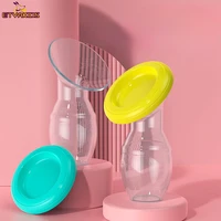 New Baby Feeding Manual Breast Pump Partner Breast Collector Automatic Correction Breast Milk Silicone Pumps Maternity Products 1