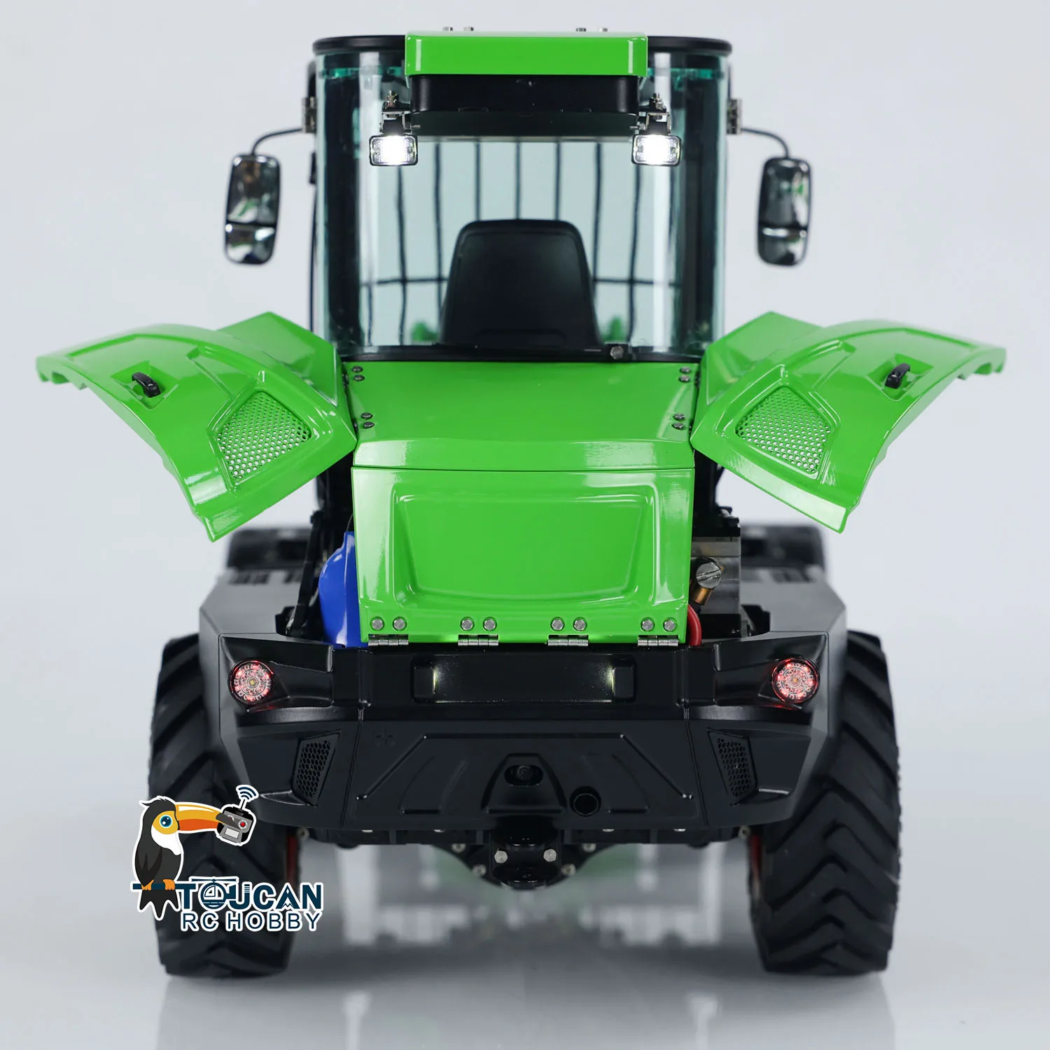 SALE LESU AT1050 1/14 RC Hydraulic Loader Telescopic Arm Fork Lift Truck RTR Metal Car Lights Sounds Construction Vehicles Model 3