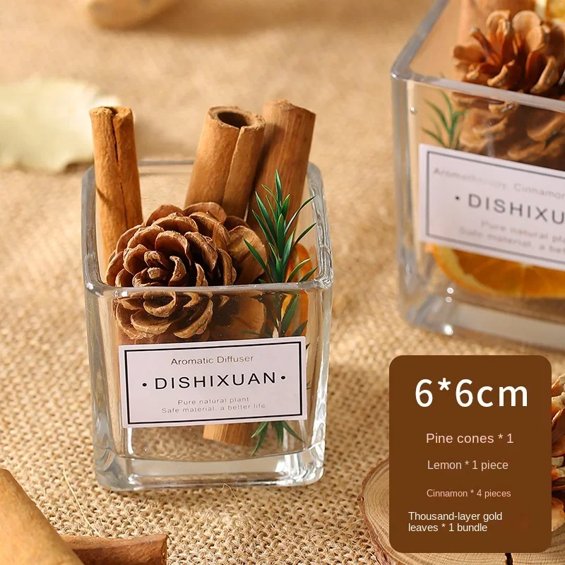 Flameless Aromatherapy Essential Oil Portable Cinnamon Leather Aroma  Expanding Cup Incense Dried Flower Lemon Slices Perfume - AliExpress