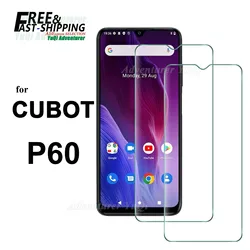 Premium Tempered Glass Screen Protector - 6.52 HD Crystal Clear, 9H Anti - Scratch, Case - Friendly for 2 pcs (For CUBOT P60)