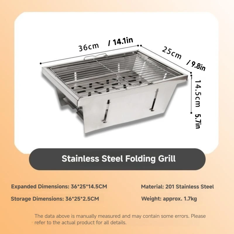 WESTTUNE IGT Barbekü Izgara Katlanır Kömür Odun Sobası Isıtıcı Taşınabilir Kamp Piknik Tencere Paslanmaz Çelik Barbekü Rafı