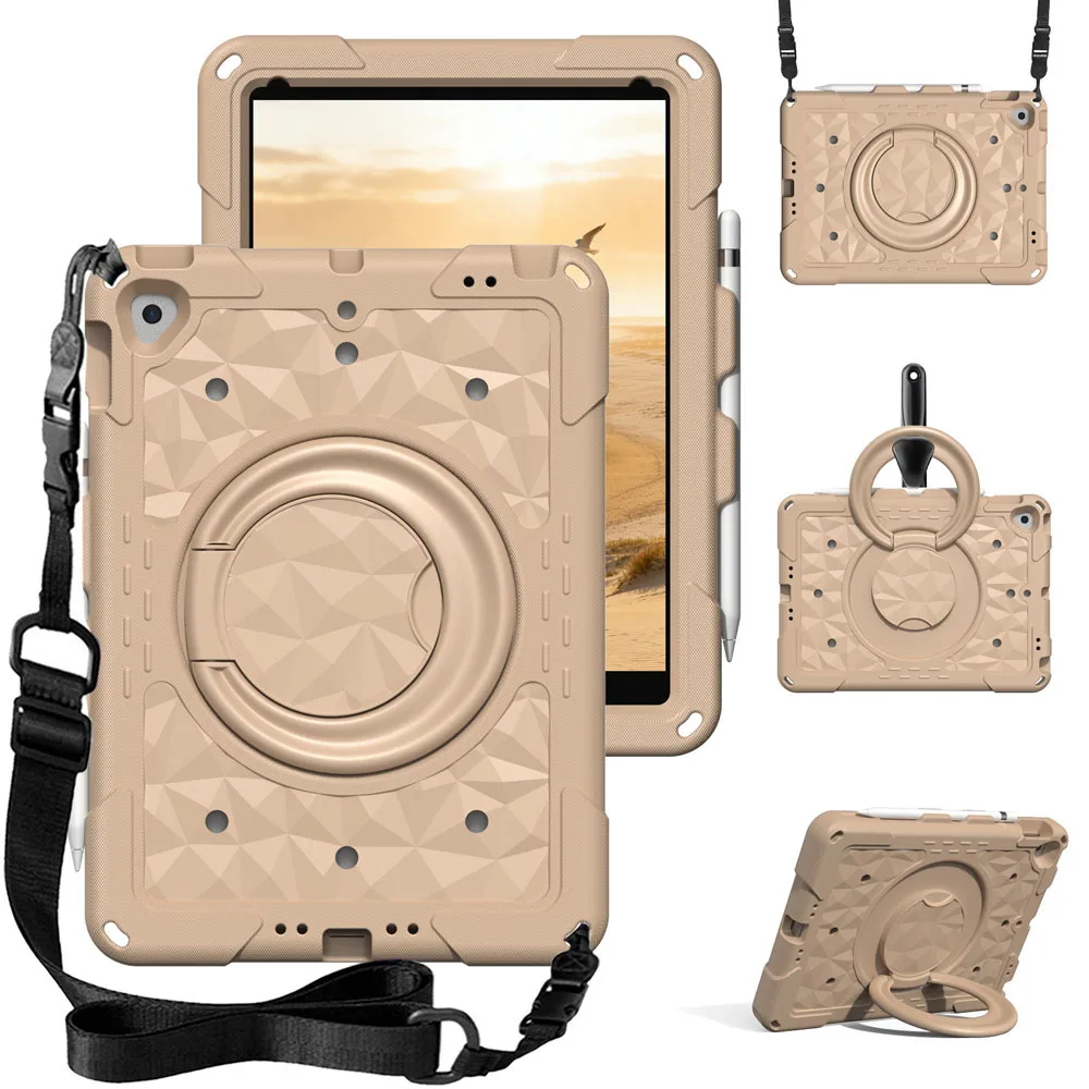 360 Rotatable Kids EVA Shockproof Tablet Case - Child Safe Protective Cover