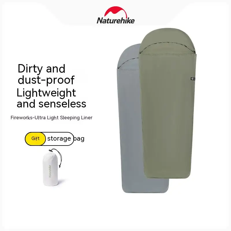NaturehikeDirtySleepingBagLinerOutdoorCampingEquipmentPortable