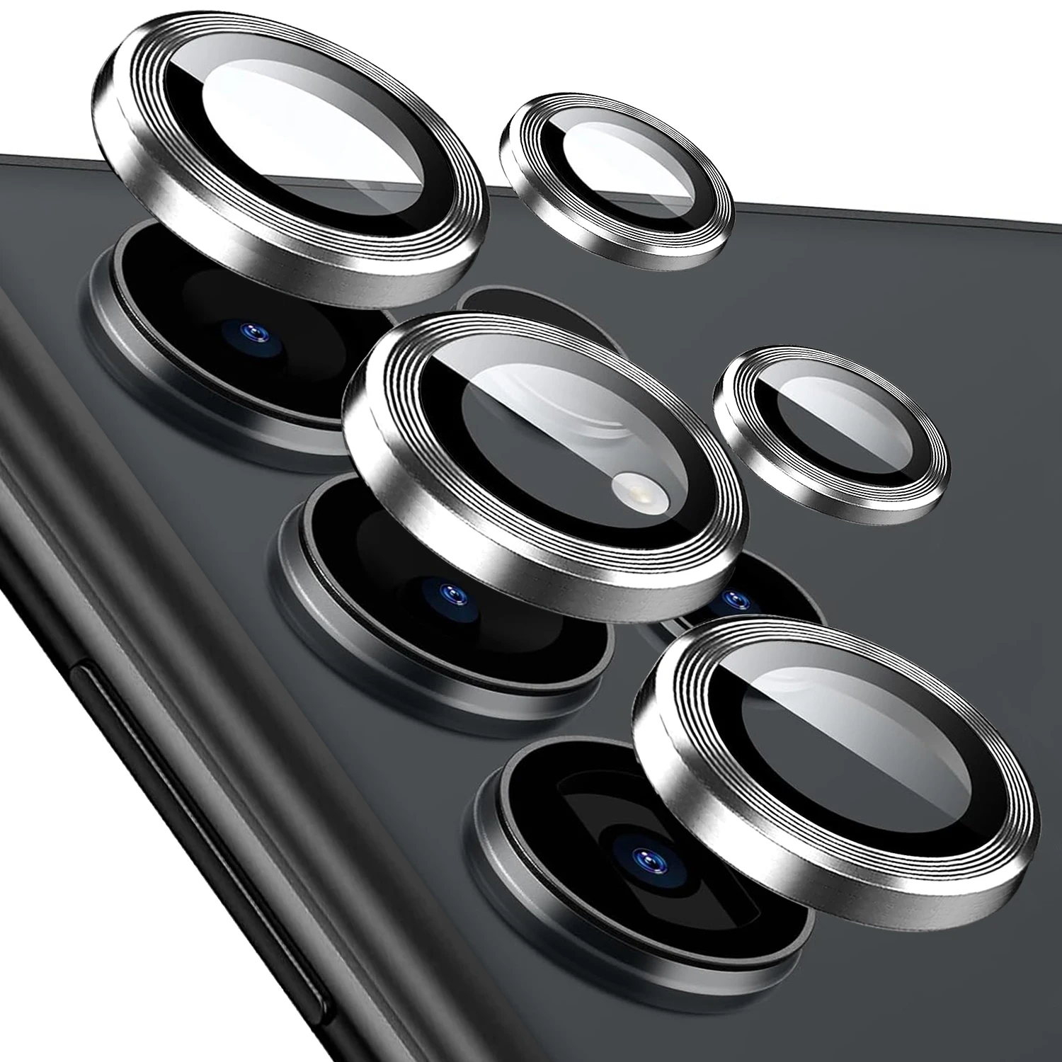 Premium Scratch-Resistant Camera Lens Protector with HD Tempered Glass and Metal Cap