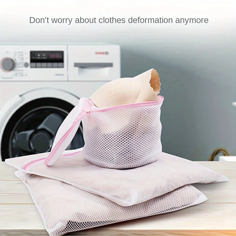 4pcs Laundry bag, storage bag, laundry protection bag, specifically designed for washing machines 4