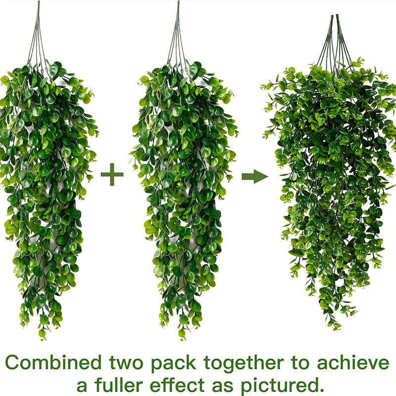 Faux Hanging Eucalyptus Vines 3