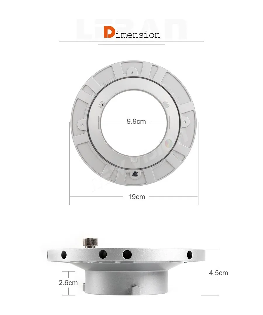 Description Picture 4 of itemGodox Bowens Mount Softbox Speed Ring Adapter Speedring Mount 99mm for Studio Flash Photography Lighting Srobe Soft Box
