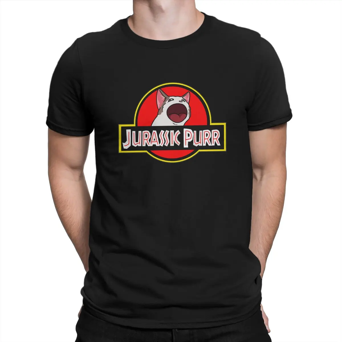 

Jurassic Park Dinosaurs Film TShirt Purr Basic T Shirt Homme Men Clothes New Design Trendy