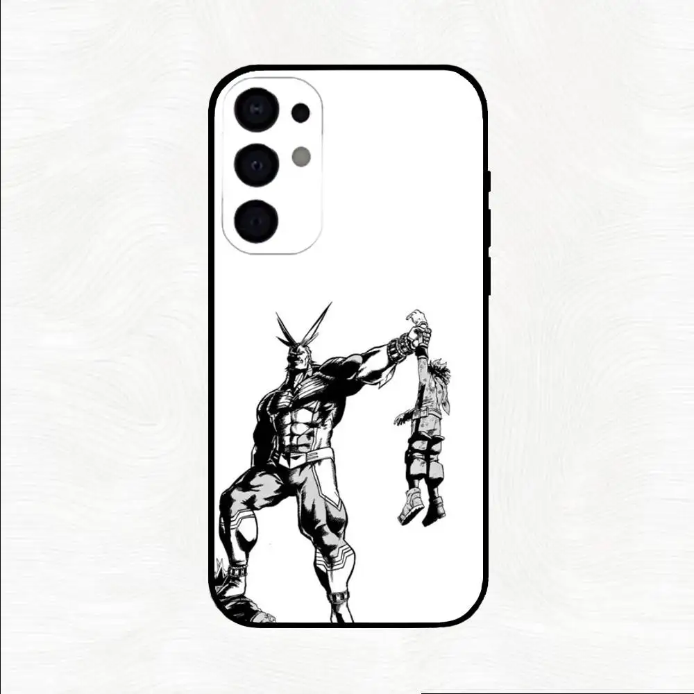 All Might MHA Themed Black Phone Case