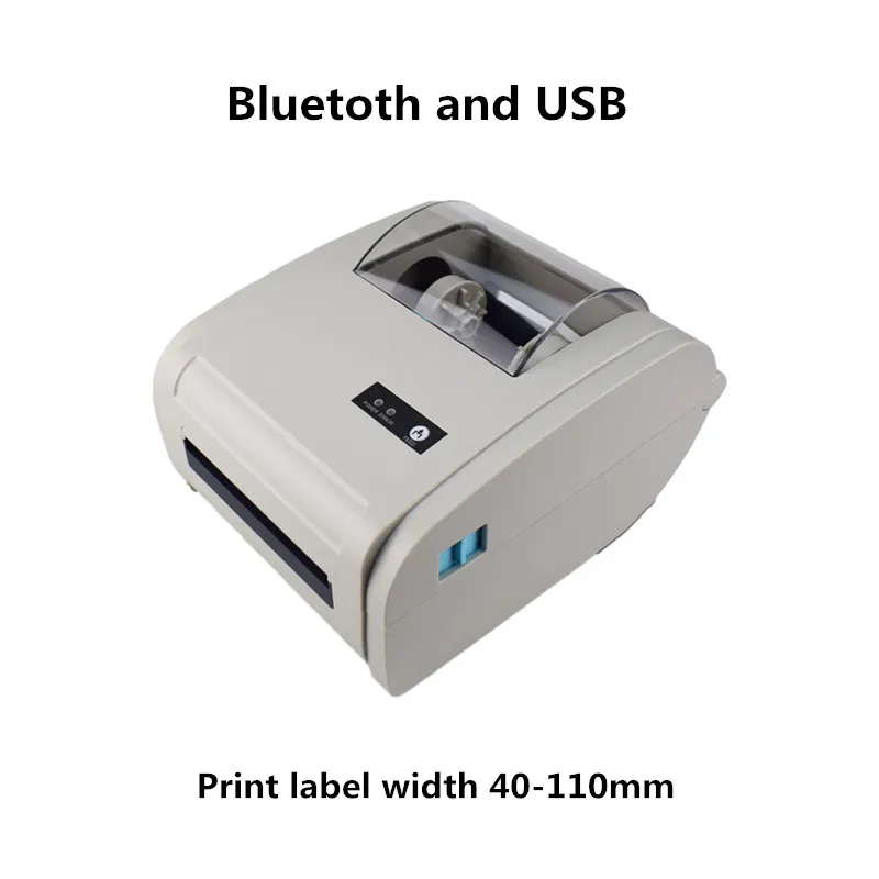 ZJ9210 Shipping Label Express Waybill Product Sticker Width 40-110mm USB Mobile Phone Bluetooth 4 Inch Thermal Barcode Printer best instant printer for iphone Printers