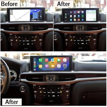 RHD LHD para Lexus LX570 2016 2017 2018 2019 2020 Radio de coche navegación GPS CarPlay Android Auto reproductor Multimedia unidad principal 1