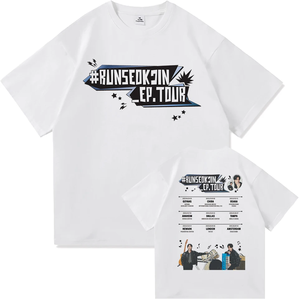 Jin Runseokjin EP Tour 2025 T Shirt Hot Fashion Men/Womne New