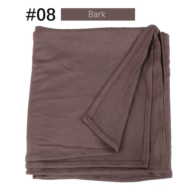 Muslim Women Premium Instant Cotton Jersey Hijab Scarf Jersey Hijabs Scarves With Hoop Pinless HeadScarves 53 colors 08