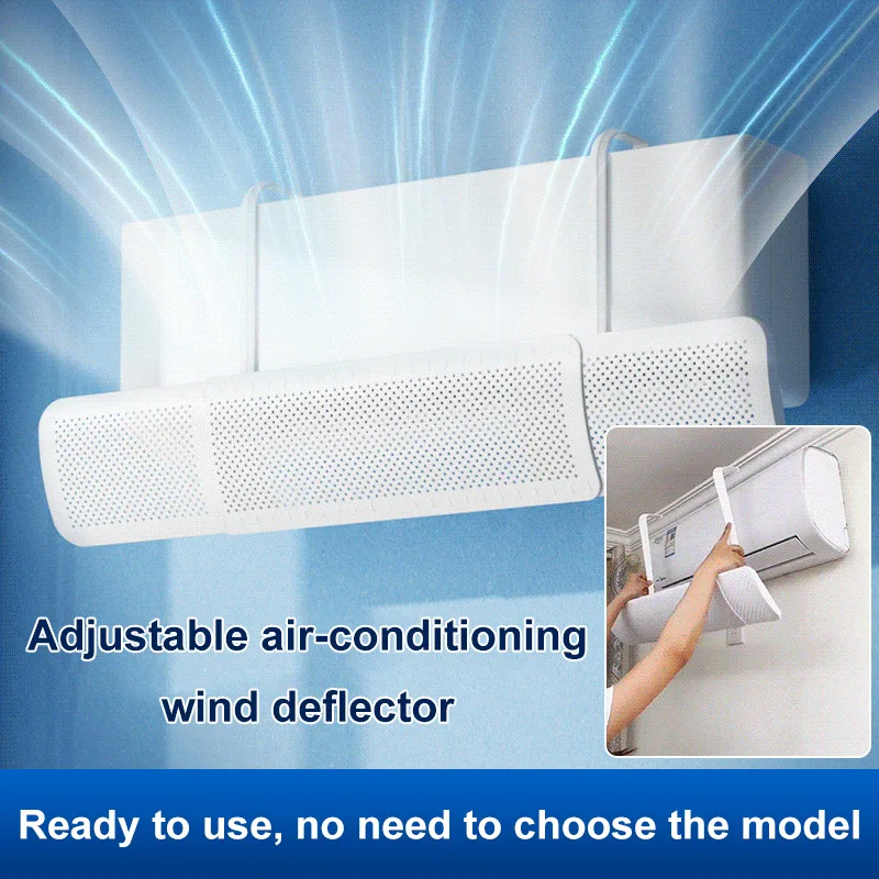 Household Wall Mounted AIR Conditioner Wind Deflector Windproof Direct Blowing Wind Shield