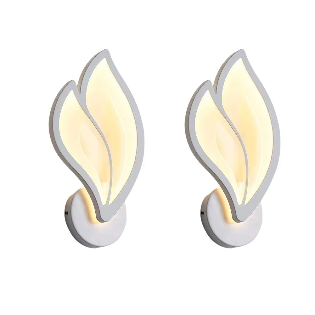 LED Wall Lamp Wall Light Led Light Petal Wall Light Fixture Acrylic LED Porch Light Modern Wall Pack for Bedroom Living Room