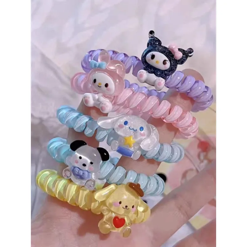 

Sanrio Hello Kitty Cartoon Hairband Anime Character Kuromi Cinnamon Roll My Melody Cute Girl Christmas Birthday Gift for Student