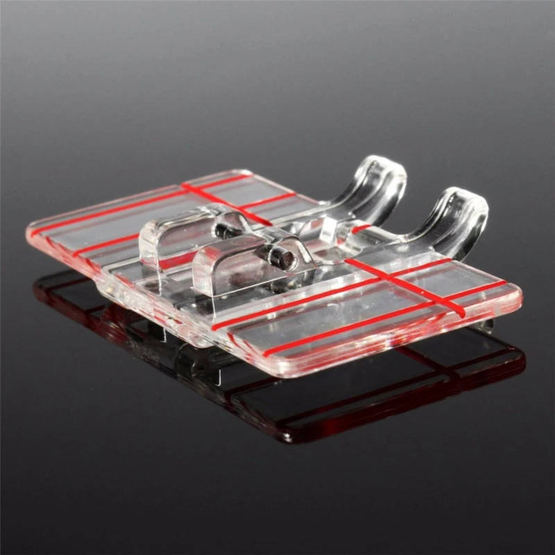 Description Picture 5 of itemPlastic Clear Parallel Stitch tool Foot Presser Border Guide Foot Domestic Sewing Machine accessories for Brother/Singer/Janome