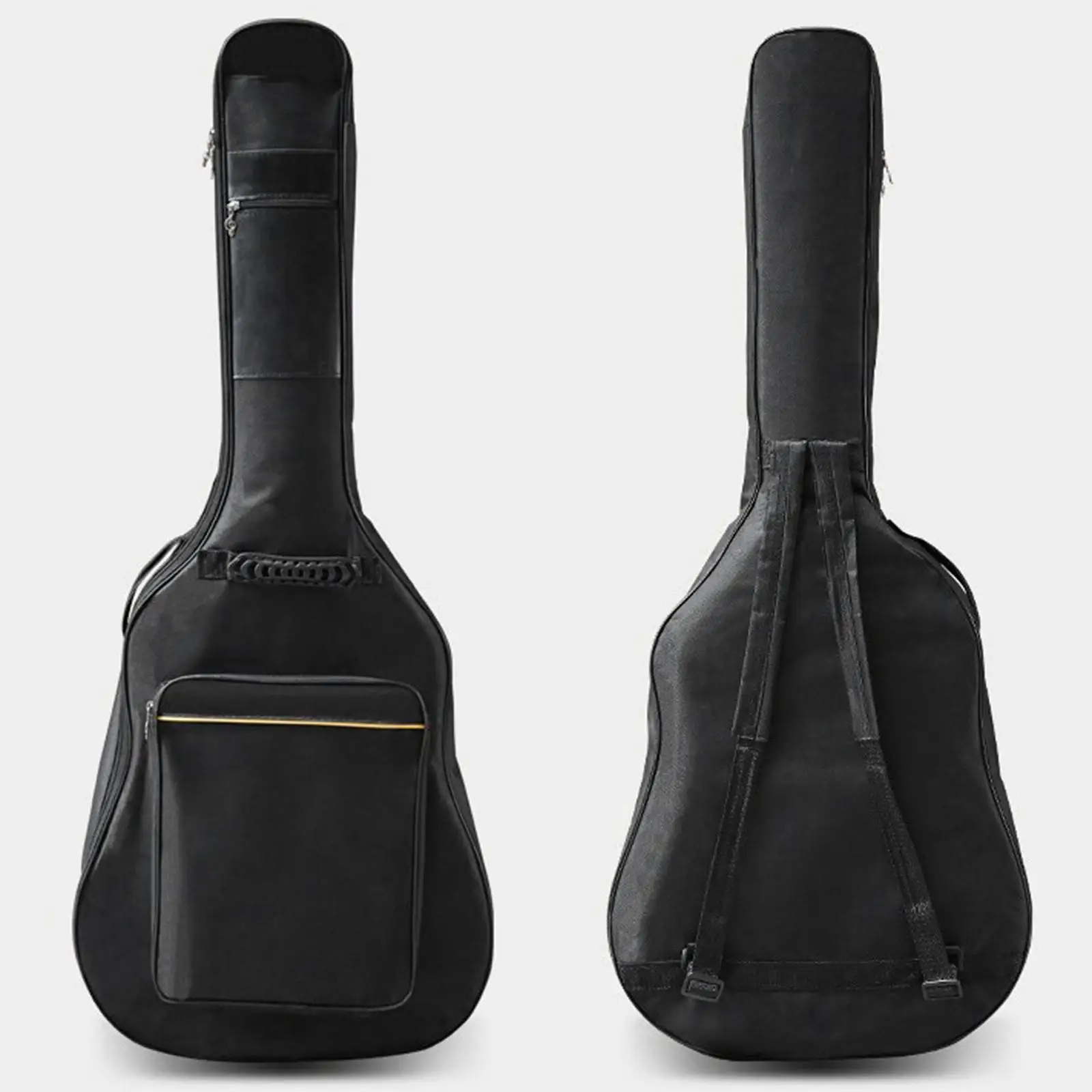 방수 캔버스 기타 캐리 케이스 패딩 보관 가방 어쿠스틱 기타 여행용 더블 스트..