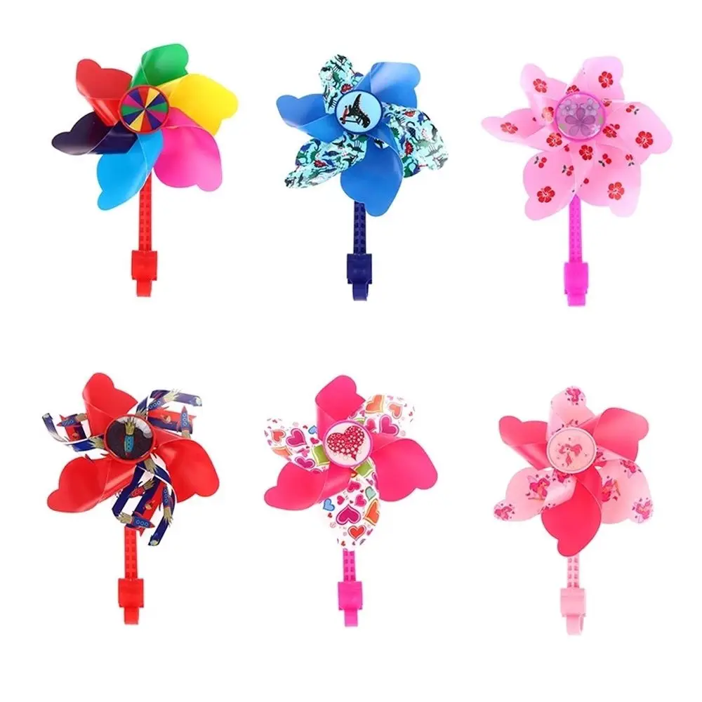 Children Bike Handlebar Flower Pinwheel Windmill Decoration For Kid's Bicycle Scooter Kid's Bicycle  Scooter Tricycle Windmill