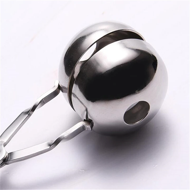 Stainless Steel Meatball Maker Spoon Kitchen Tools Shrimp Balls Mold Digging Ball Spoon DIY Meat Snack Foods Fish Balls Tools