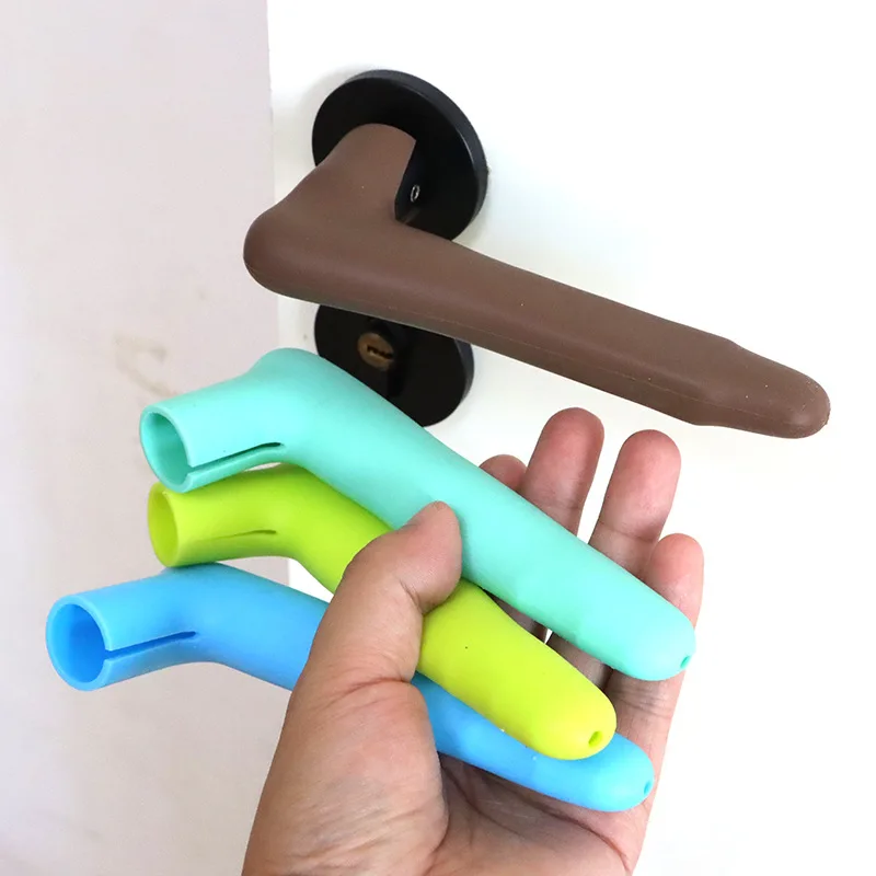 Door knob covers door handle covers Bedroom window toilet door handle Anti-static handle Anti-collision cushion Anti-slip silicone protective cover