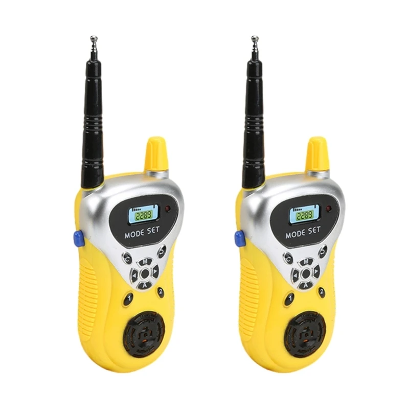 Toddlers Walkie Talkie Intercom Toy Operated Portable Walkie Talkie Indoor Outdoor Kids Camping Outdoor Toy