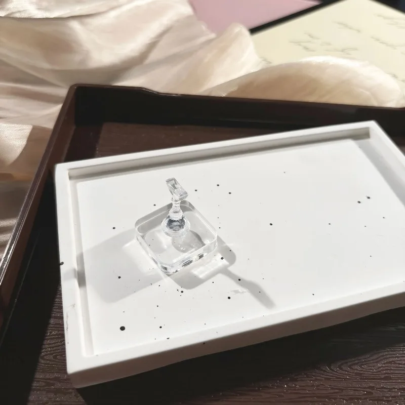 10개 네일 디스플레이 스탠드, 캣아이 네일용 자석 네일 트레이가 있는 네일 연습 스테이션, 웨어러블용 투명 디스플레이 스탠드