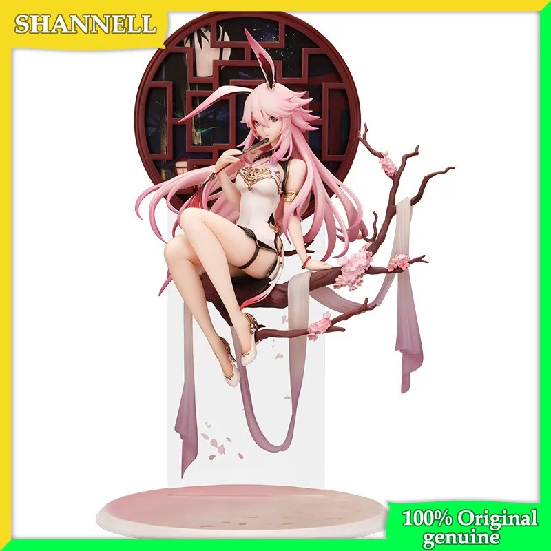 

Фигурки из ПВХ фигура аниме Honkai Impact 3, 100% Оригинальные фигурки из ПВХ, фигурки Сакура чонсам, коллекционные игрушечные фигурки, подарок