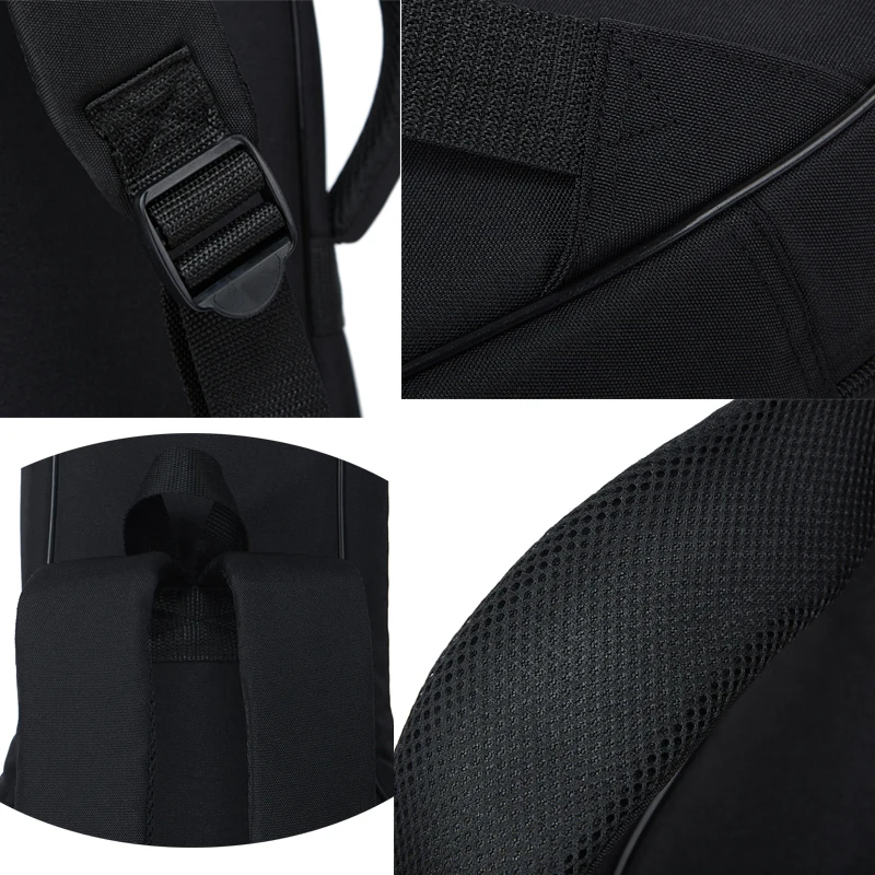 Electric Guitar Bag 12mm Sponge Cushion Double Straps 900D Waterproof Oxford Cloth Electric Guitar Soft Case Backpack