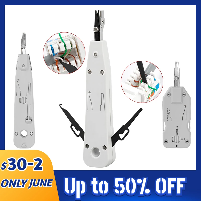 Krone RJ45 Crimper Professional Lsa plus Phone Wire Cable RJ11