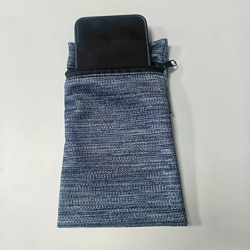 1pc Black Storage Bag for Neutral Wrist Supports Suitable for Fitness Running,Featuring a Zipper,Sweat-Absorbing Wrist Support ﻿