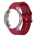 Wine red buckle