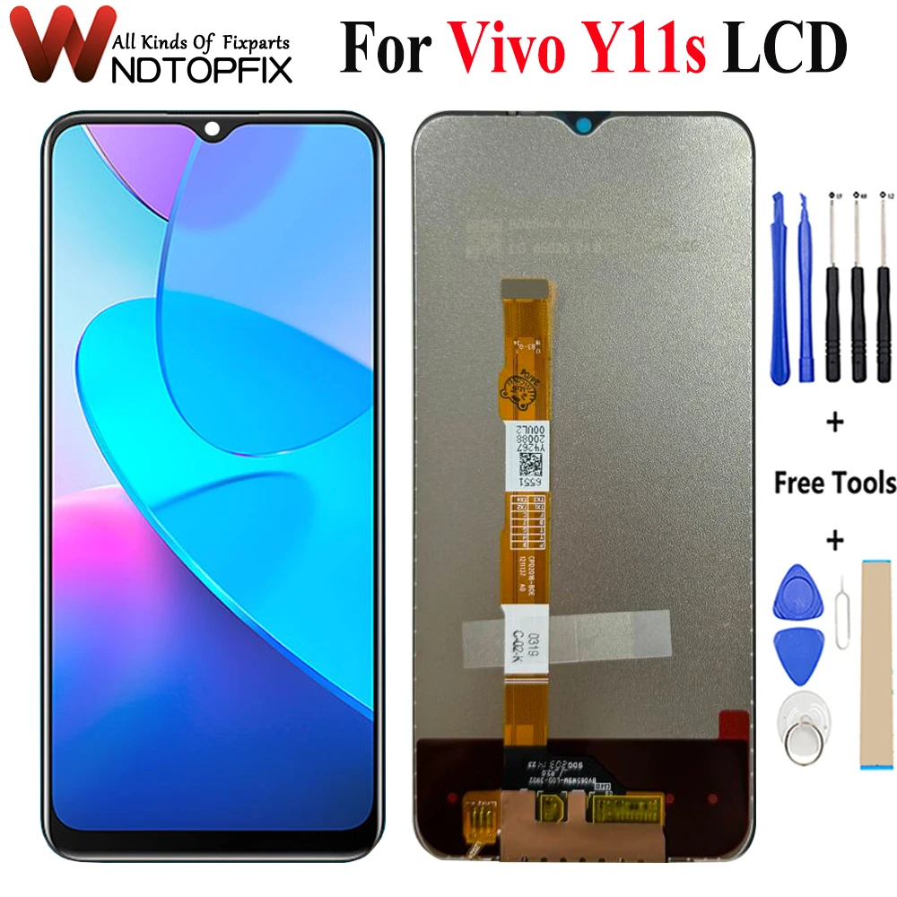 

Полностью протестированный ЖК-дисплей 6,51 дюйма для Vivo Y11s V2028, сенсорный экран, дигитайзер в сборе, запасные части для дисплея Vivo Y11S