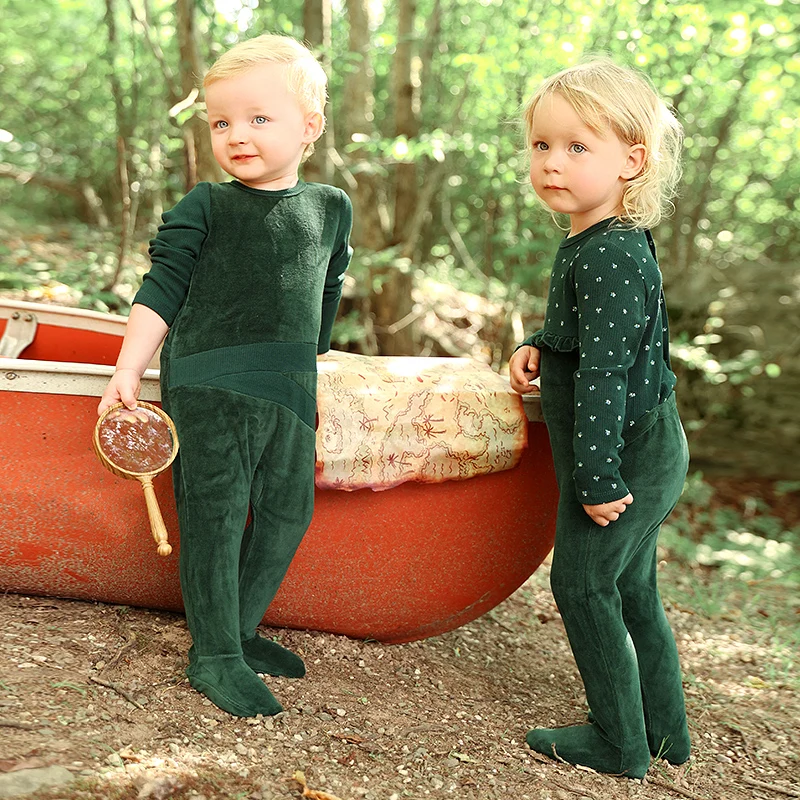 Velour Baby Romper Set 3