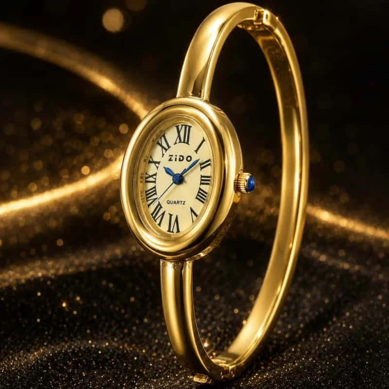 Top Brand Elegant Oval Bracelet Watches For Women Classic Elegant Roman Numeral Dial Ladies Quartz Wristwatch Relogio Feminino - 3