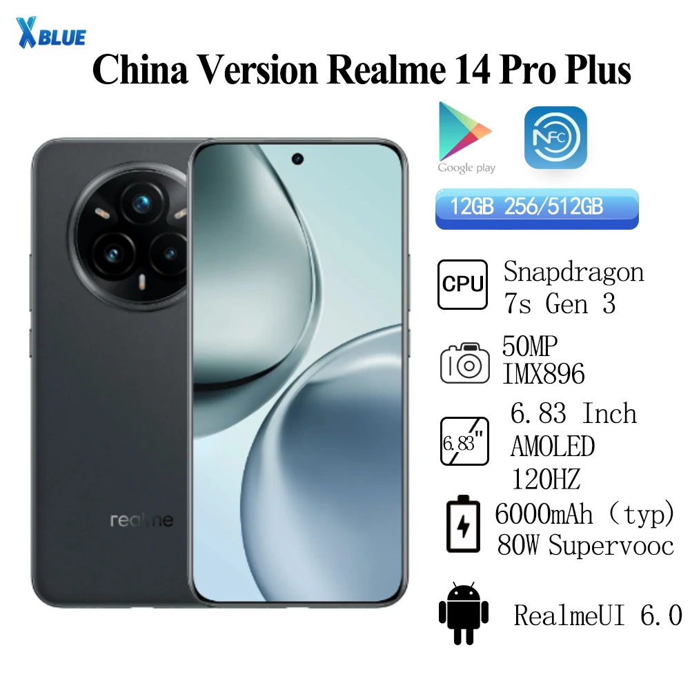 realme 14 pro+ CN版 Realme 14 Pro+: camera specs revealed