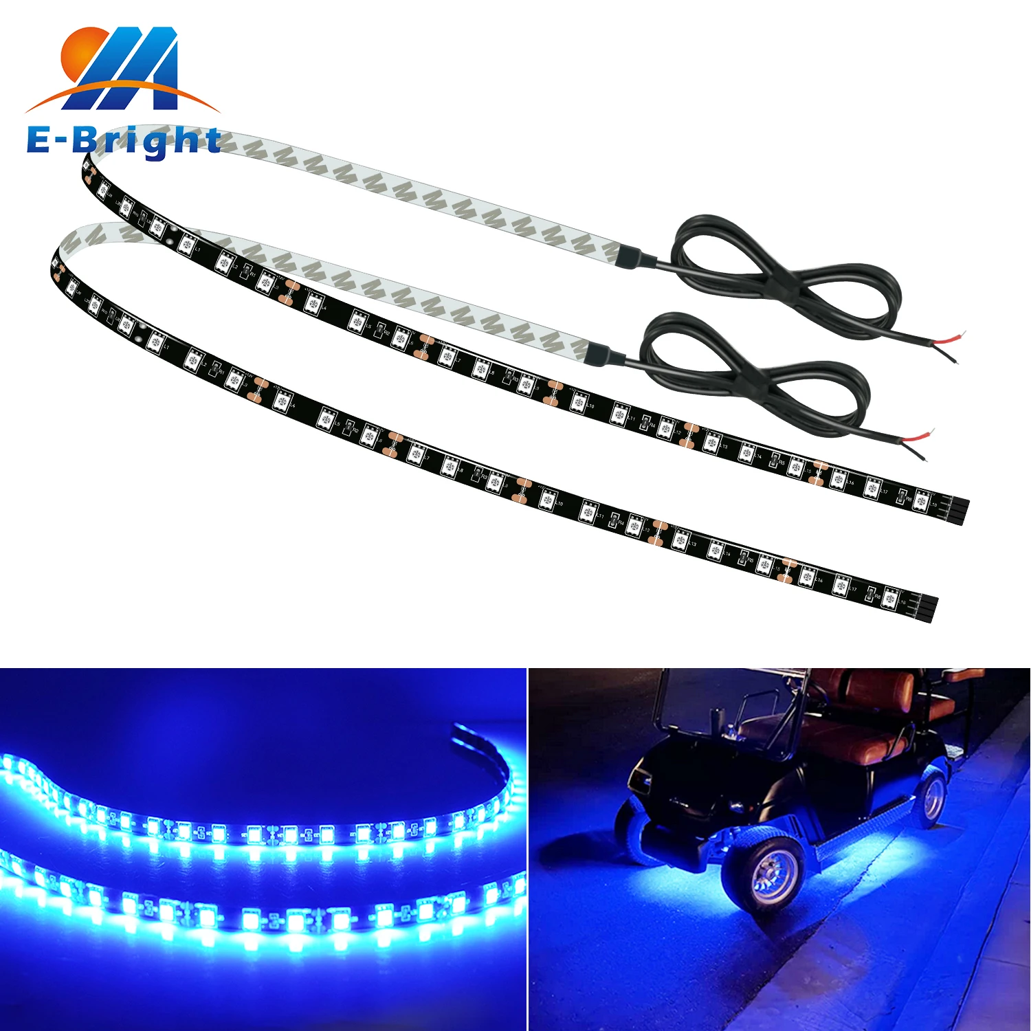 Kesntto 2 Piezas De Faros En Led Con Doble Fila Luz Concentrada De Alta