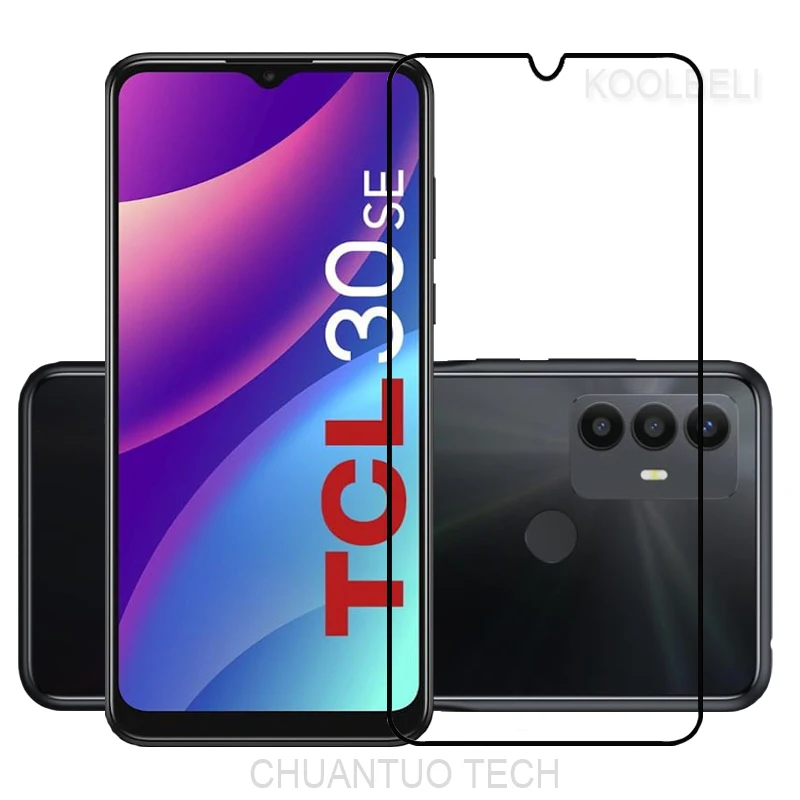 Vetro Temperato A Copertura Totale Per Pellicola Protettiva Per Schermo Tcl 30 Se Per Tcl 10 Se/Tcl 20 Se/Tcl 30E/Tcl 305