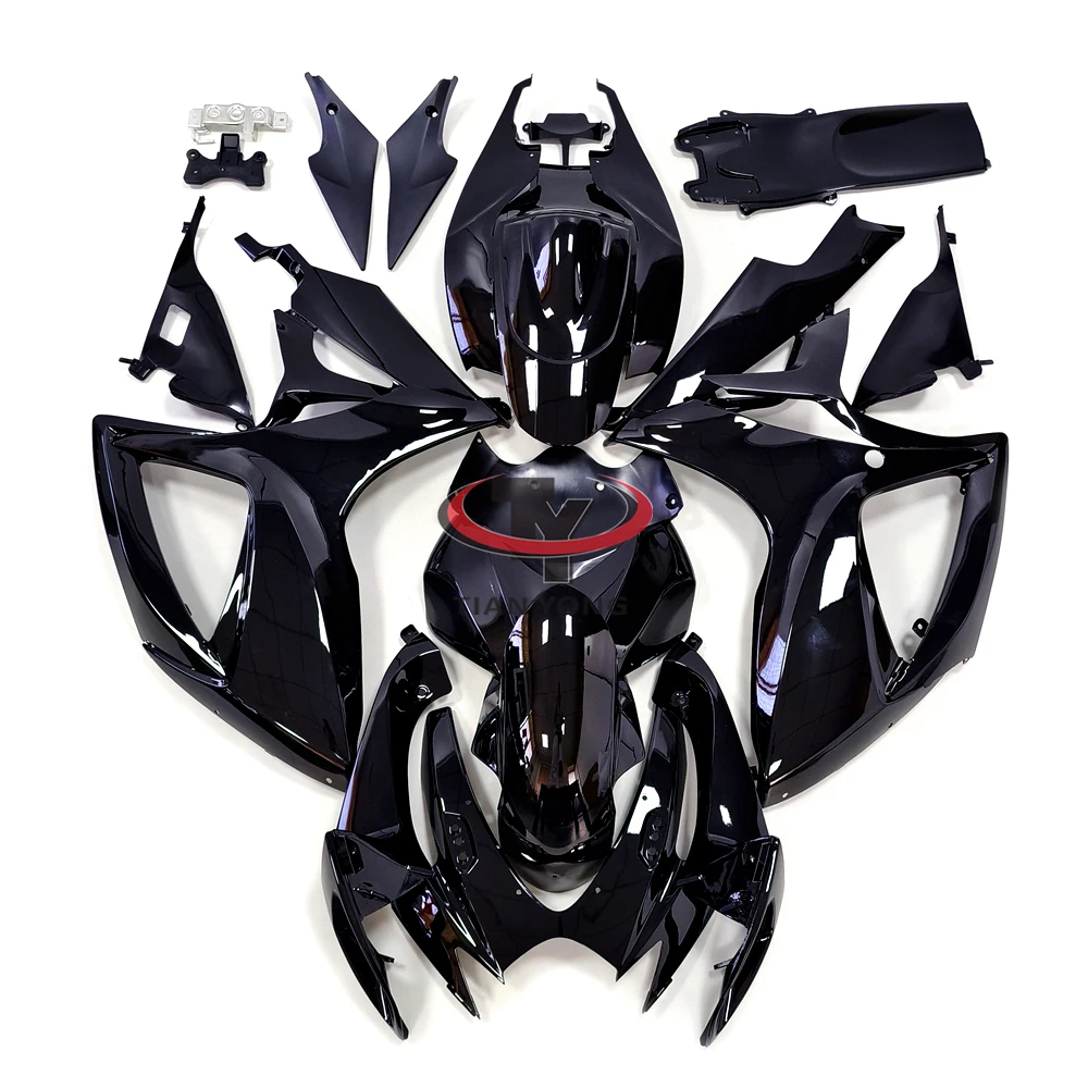 

Motorcycle For Suzuki GSXR600 GSXR750 Bright black K6 2006-2007 Bodywork Cowling GSXR 600 750 GSX R Full Fairing Kit