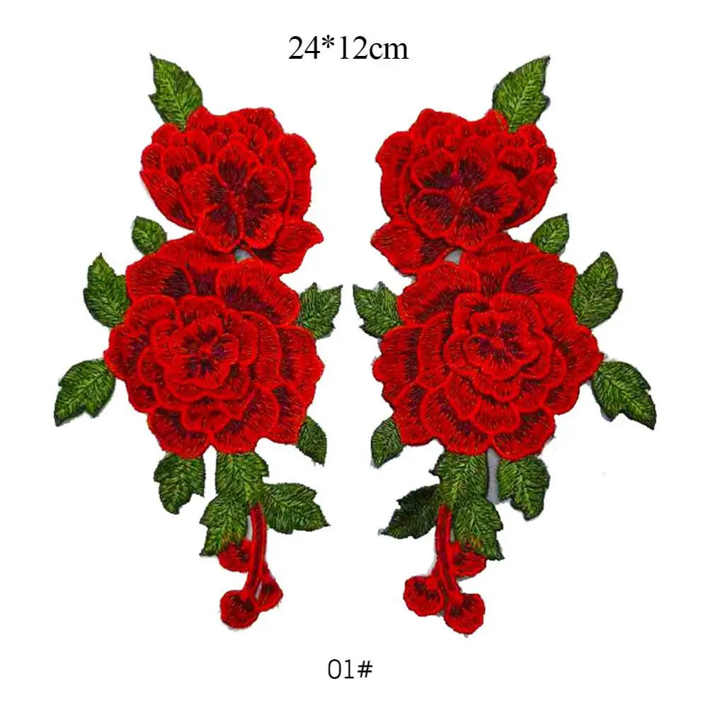1 Pair Flowers A
